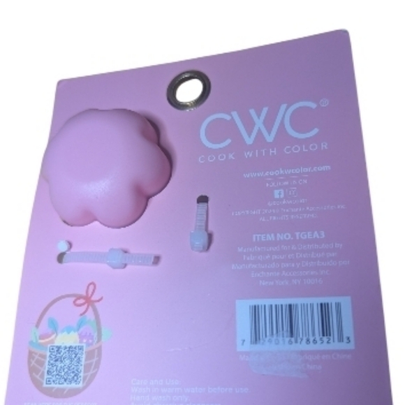 CWC Flower Measuring Cups Spoons Cook With Color Pink - Picture 7 of 7